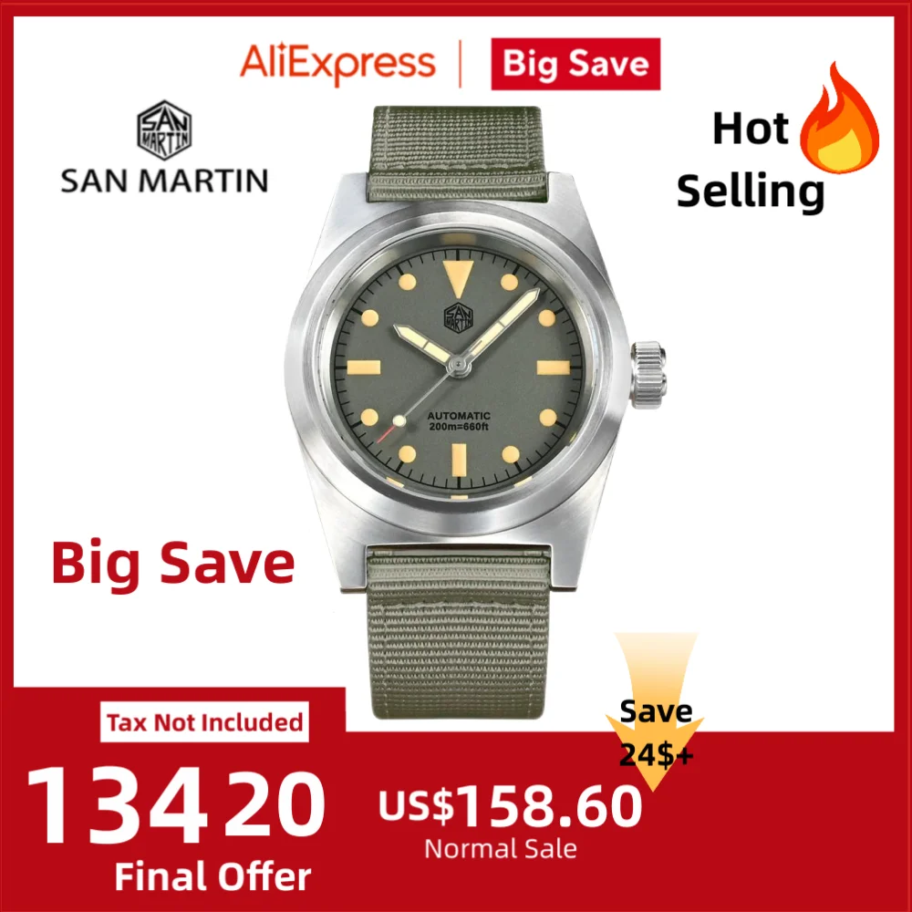

San Martin 38 мм автоматические механические часы YN55A наручные часы с автоподзаводом дайвер с сапфировым стеклом C3 светящиеся 20 бар водонепроницаемые SN0029C