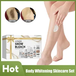 Body Bleaching Set Private Parts Lightening Snow Bleach Intimate Areas Whitening Pigmentation Melanin Brighten Skin Care Product