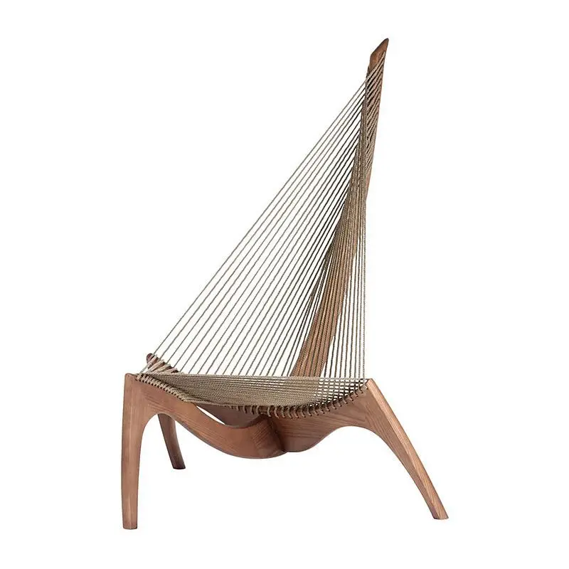 

Solid wood sofa chair single