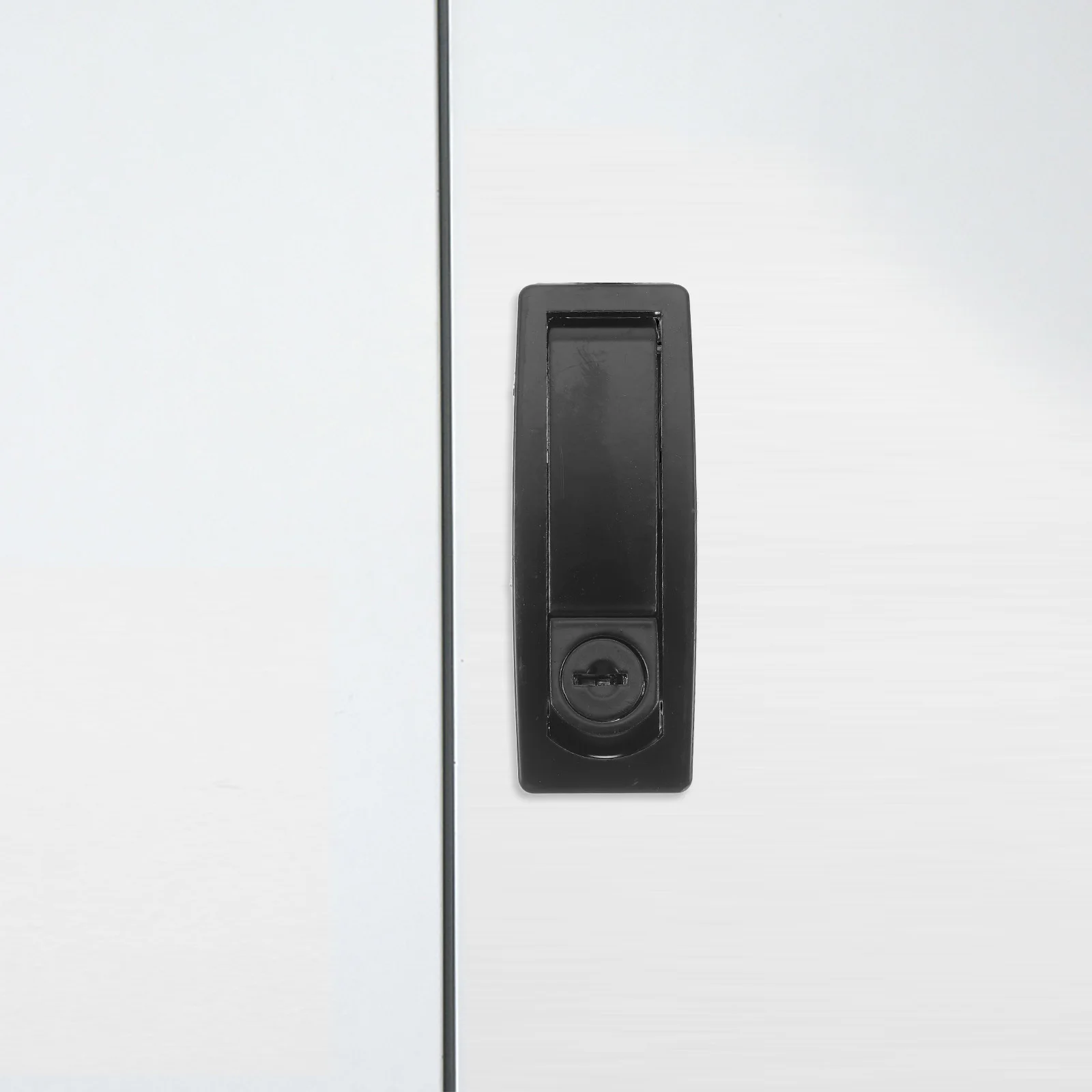 

1Set Electrical Cabinet Door Lock Alloy Electric Panel Lock High Security Reliable Flat Bounce Design Easy Install