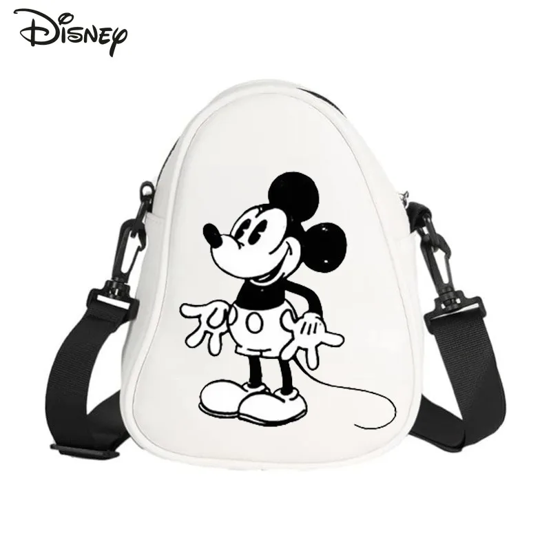 

Mickey 2025 New Women's Crossbody Bag Fashionable and High-quality PU Women's Shoulder Bag Cartoon Versatile Mini Phone Bag
