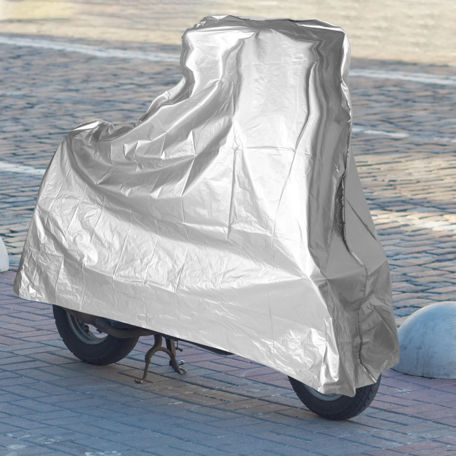 

Motorcycle Cover Waterproof Oxford Fabric Durable Uv Resistant Bike Protector Foldable For Electric Bicycles Outdoor All Weather