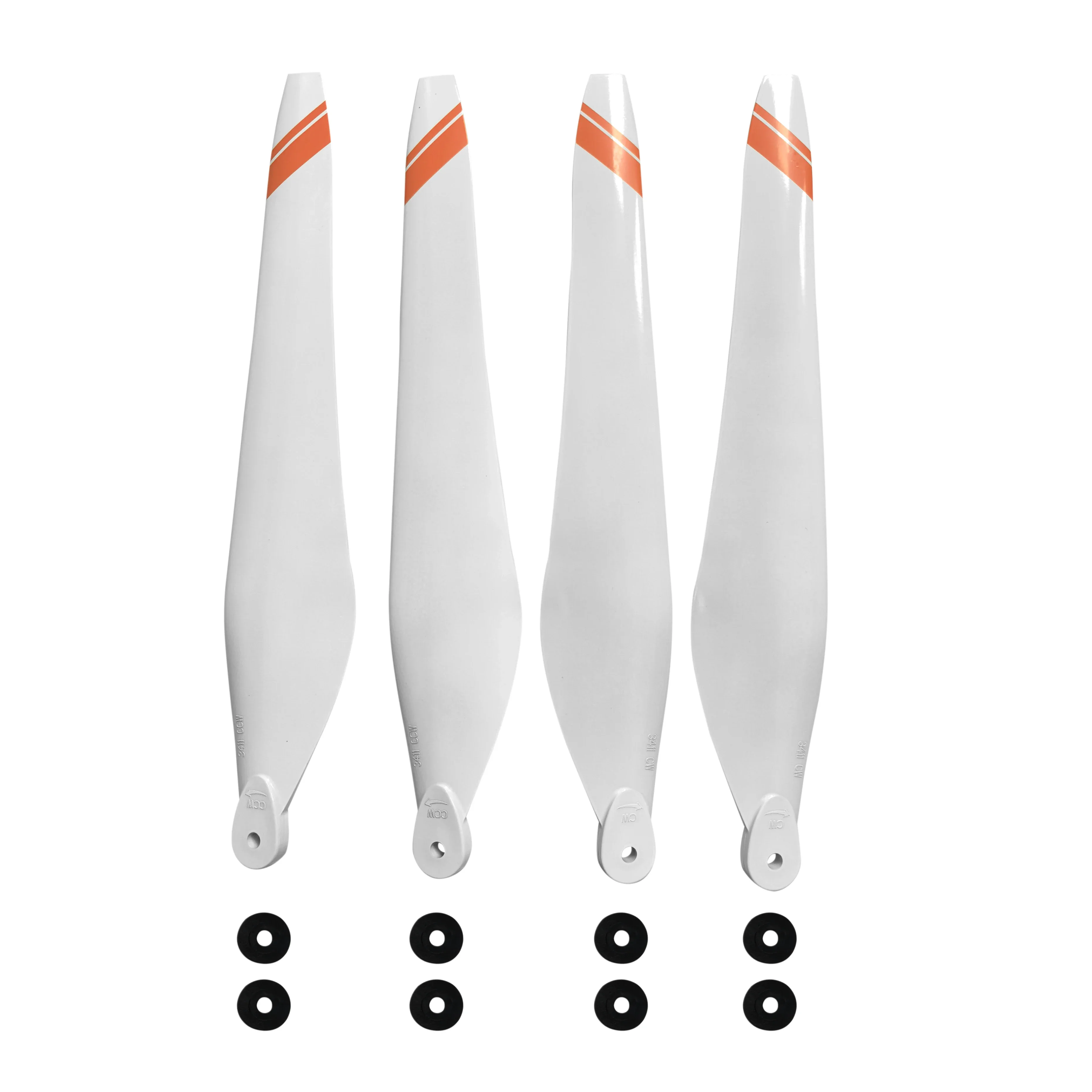 3411 Witte Koolstofvezel Nylon Drone Propellers voor Hobbwing X9 Power Motor Agras Onderdelen EFT E416P Drone Accessoires