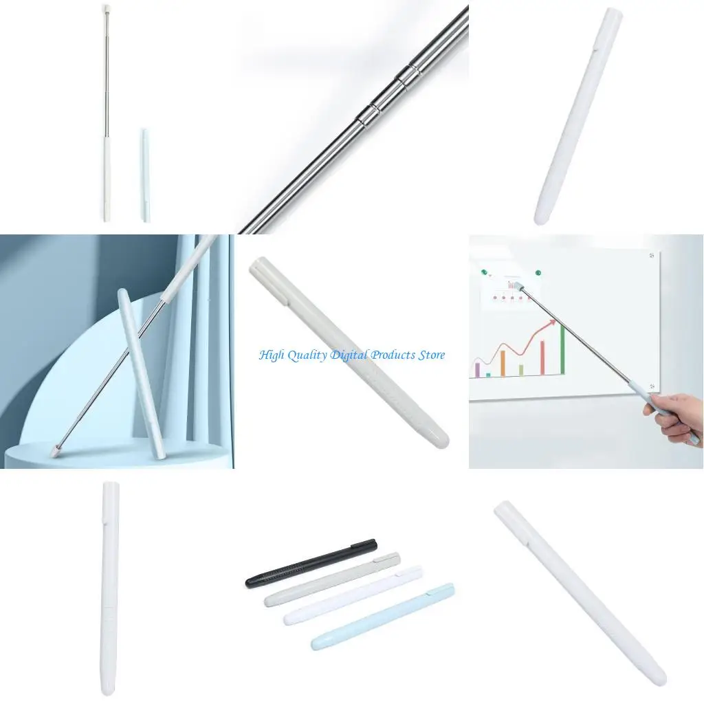 

U2JE Mini Retractable Classroom Pointer for School, Telescopic Teachers Pointer Extendable Hand Pointers Finger Pointer