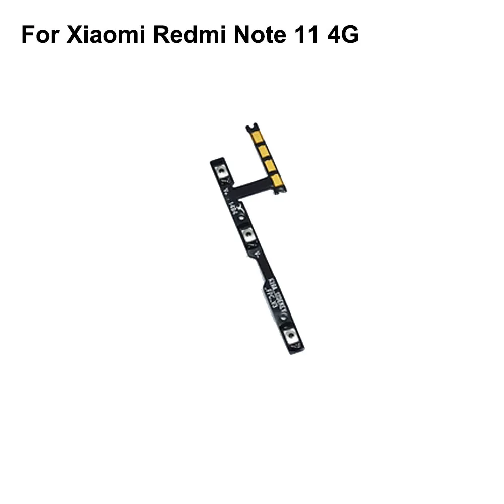 For Xiaomi Redmi Note 11 4G Power Volume Button Flex Cable For Xiao mi Redmi Note11 4G Power On Off Volume Up Down Connector