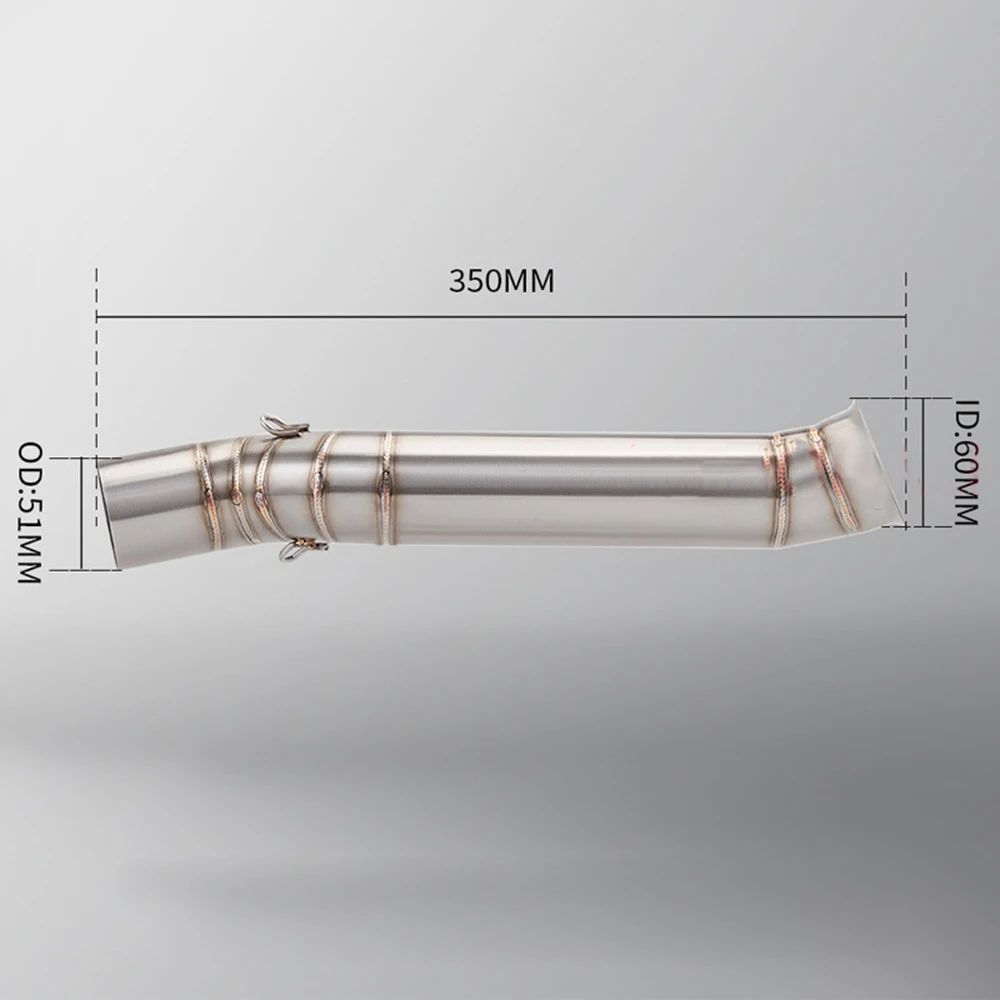 Slip On 800MT 800 mt CF800-5A 2021 2022 2023 2024 Motorcycle Exhaust Muffler Middle Tube Link Pipe For CFMOTO