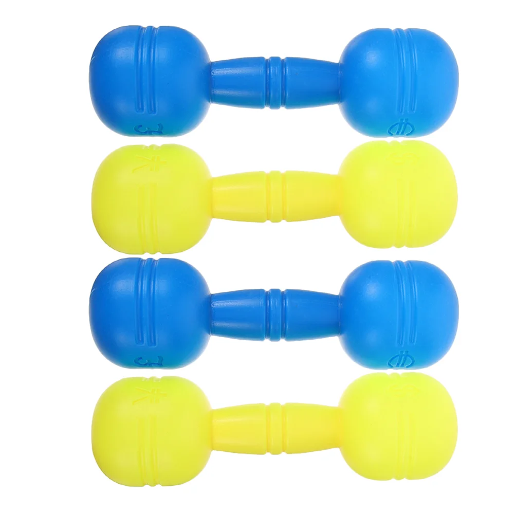 

2 Pairs Children's Dumbbell Toys Small Fitness Equipment School Kids Weights Pvc Exercising Pupils for