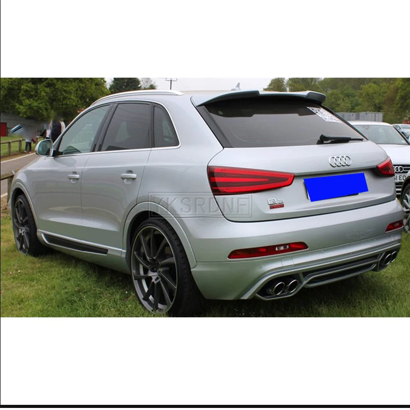 For Audi Q3 high quality ABS material car rear wing primer color Audi Q3 hatchback spoiler 2013-2018 ABT Style