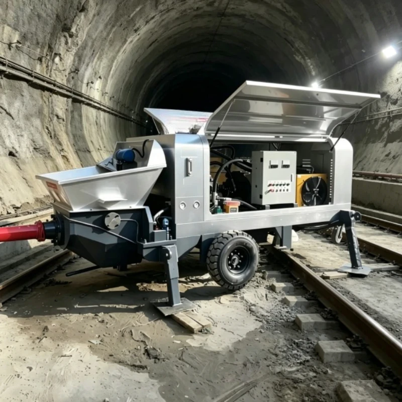 Customized Municipal Road Diesel Concrete Pump Mobile Pump For City Road Repair And Reconstruction Work