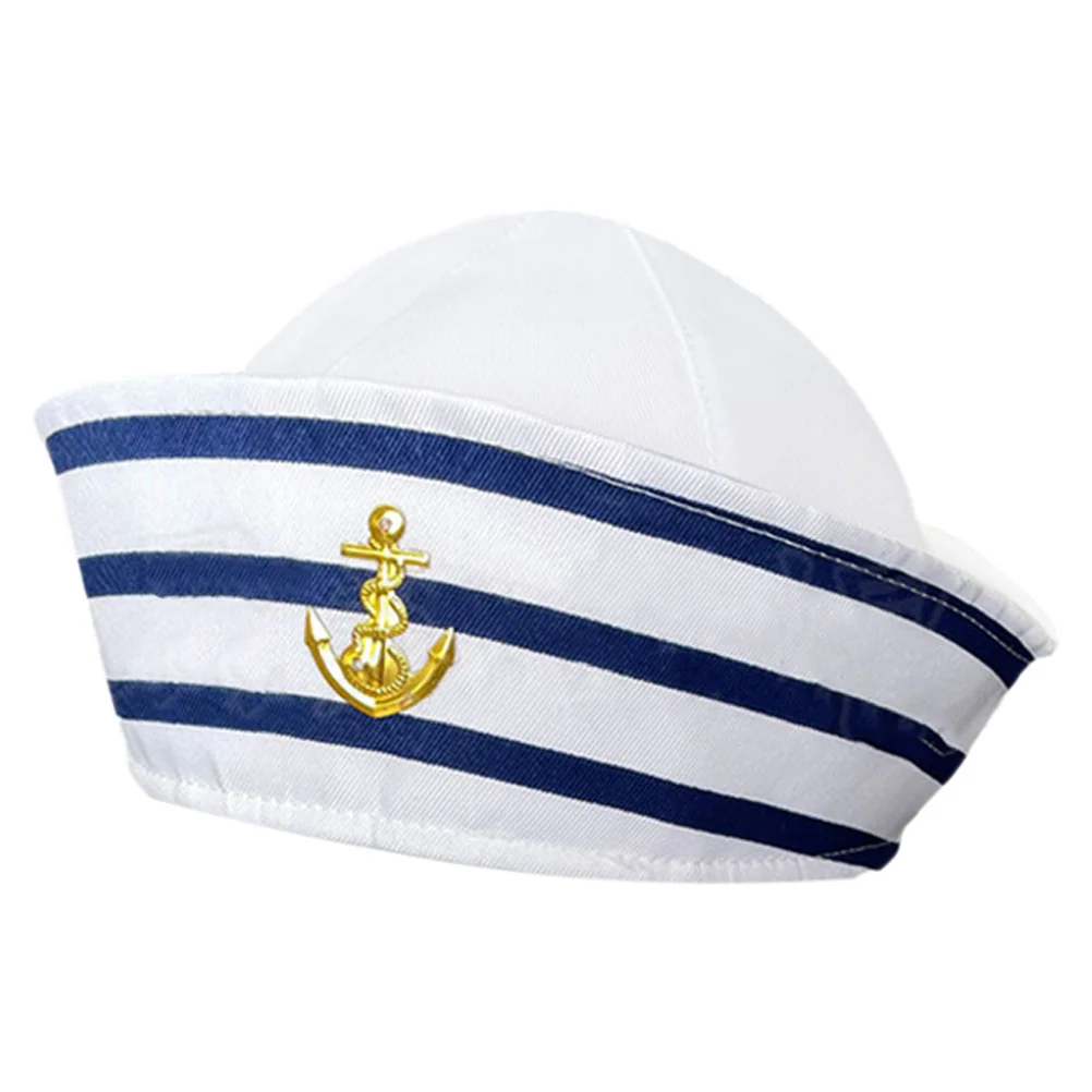 Sombrero de marinero capitanes para hombres barco mujeres Cosplay disfraz fiesta poliéster (fibra de poliéster) sombreros niño