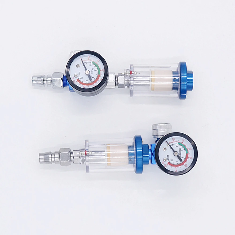 

1 set 1 Set Aluminum Alloy Air Compressor Regulator Filter Oil Water Separator With Pressure Gauge Quick Connect For Workshop