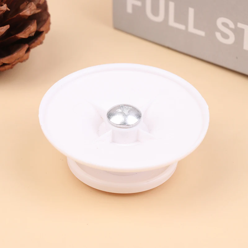 1Pc Pot Lid Handle Universal Rice Cooker Lid Knob Plastic White Cookware Heat Resistant Pan Top Hand-pulled Button Handle-New