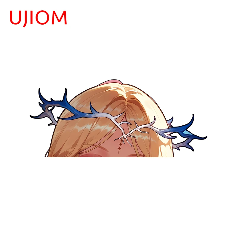 UJIOM Cartethyia Standing Posture Graphics Wall Sticker Adhesive Wuthering Waves Decal For Kitchen Murals Decor Free Item