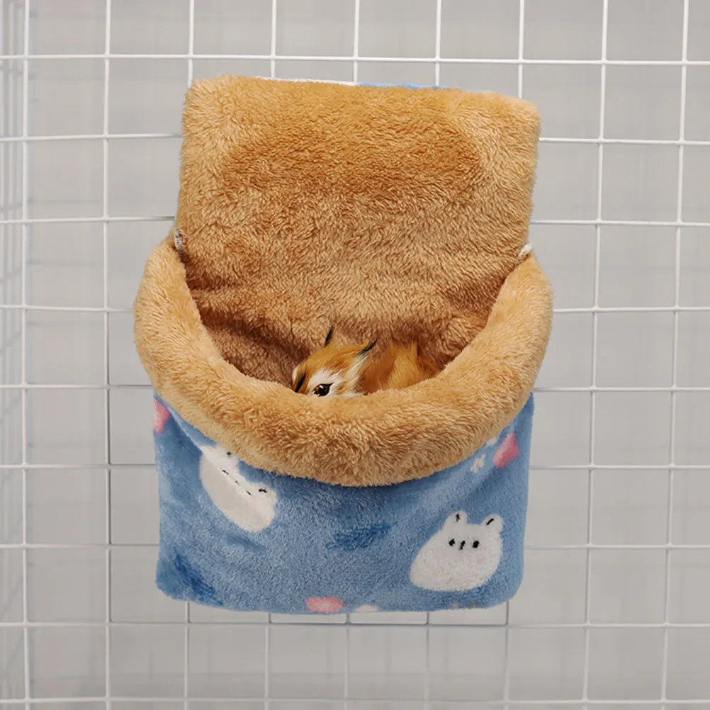 

Pig Cotton Nest Guinea Pet Beds Cozy for Sleep Cartoon Cuddle Bedding Fabric Snuggle Sack Hamster Pouch Hideout
