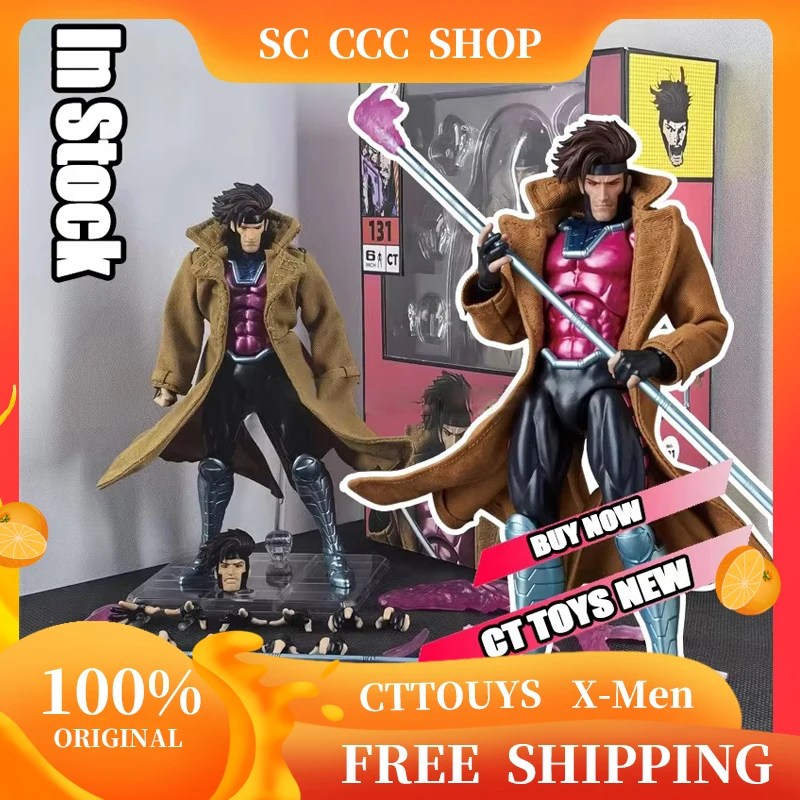 

CT Toys Mafex Gambit 131 X-Men Wolverine Action Figure Anime Collectible Figurine Statue Model Toy Gift for Fans And children's
