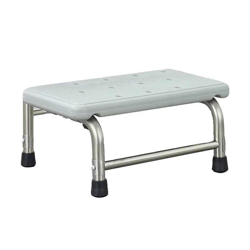 Stainless Steel Step Stool Thickened Step Ladder Medical Grade Footstool Moisture-Proof Anti-Corrosion Heavy Duty Home Use image 6