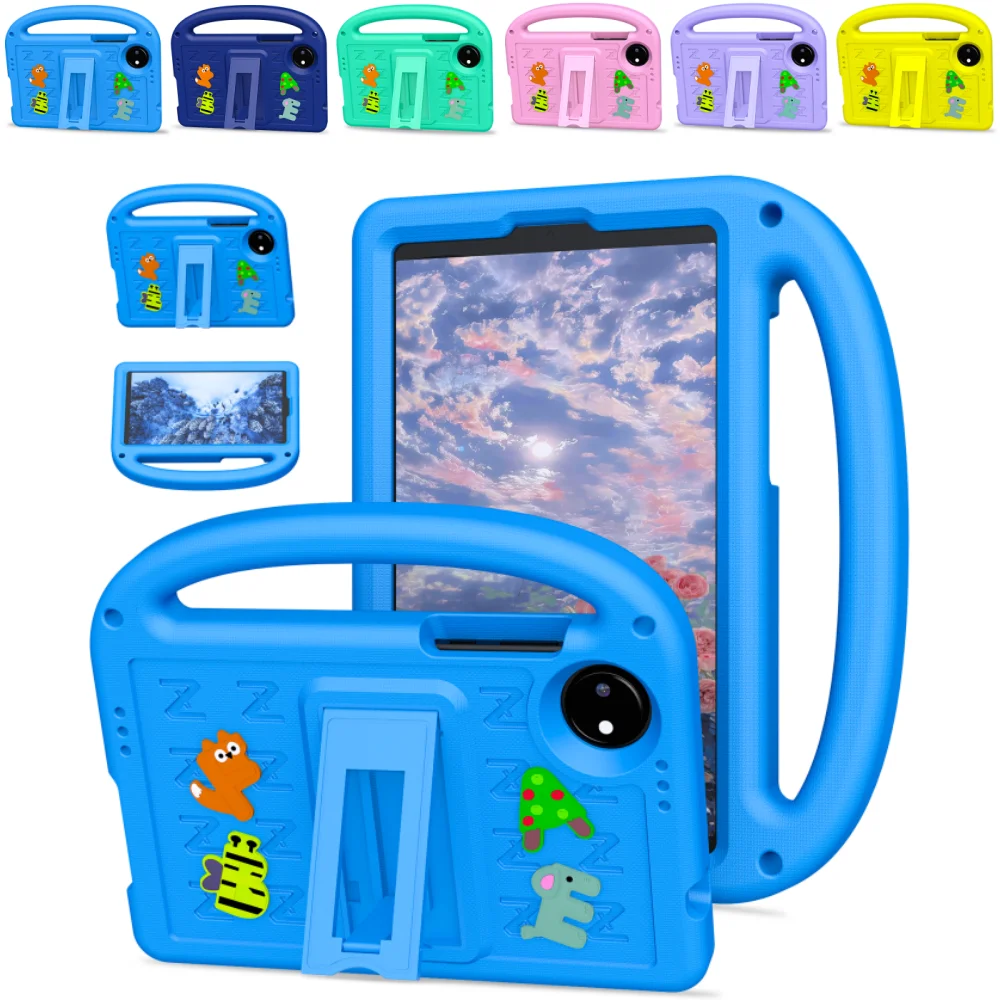 

Soft EVA Case for Xiaomi Redmi Pad SE 8.7 inch 2024 8.7" Cute Cartoon Kids Letters Shockproof Tablet Cover Built-in Stand