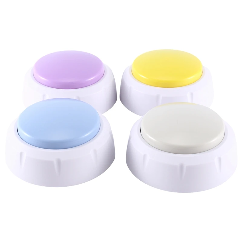 4Piece Pet Squeeze Sound Box Music Box Party Supplies Button Buzzer Sounding Box A