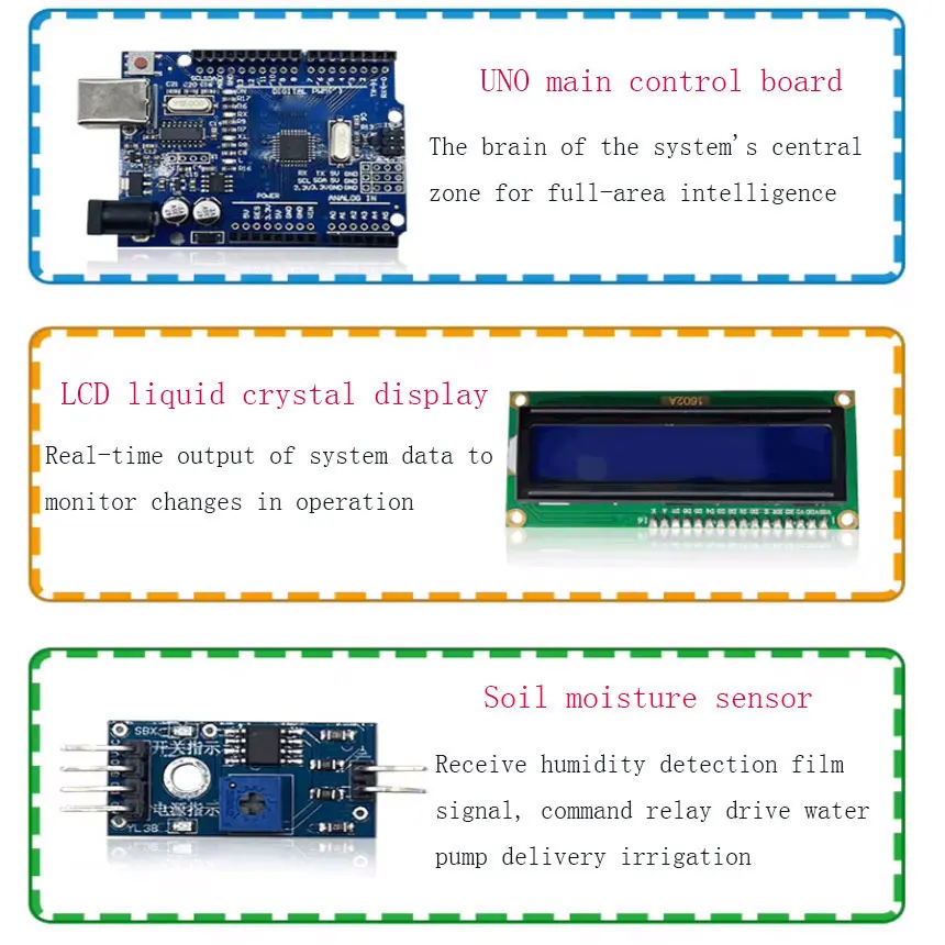 UNO R3-Kit d'arrosage automatique des fleurs, compétition de créateurs, programmation éducative à la vapeur, carte de développement bricolage, paquet LOT