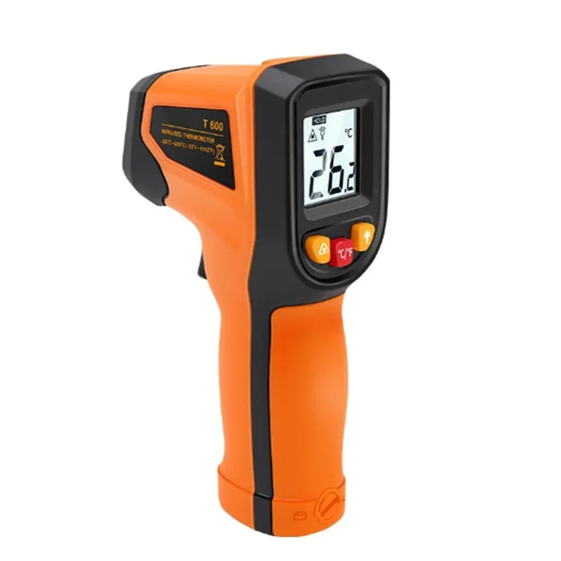 Digital Infrared Thermometer -50~600℃ Laser Termometro Pyrometer Gun Non-Contact Laser Temperature Meter Industrial Tools