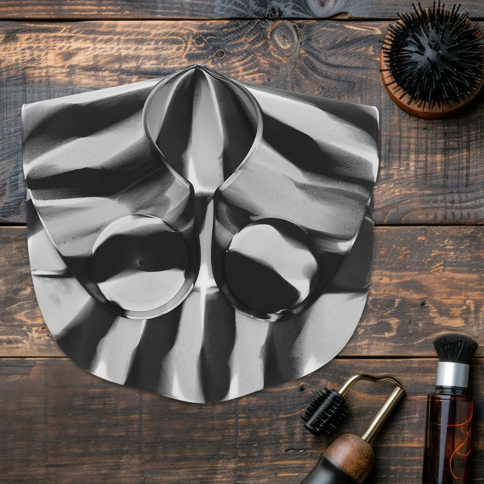 Grande spallacchiera per parrucchiere in silicone impermeabile Collare per tinture per capelli Parrucchiere Mantella da taglio Accessorio per parrucchiere