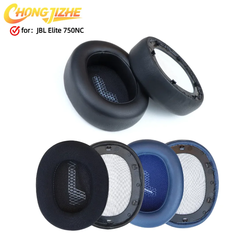 

CHONGJIZHE Soft Foam Protein Leather Headphone Earpads Ear Pads Compatible For JBL Elite 750NC Headset Earmuff Earphone Sleeve