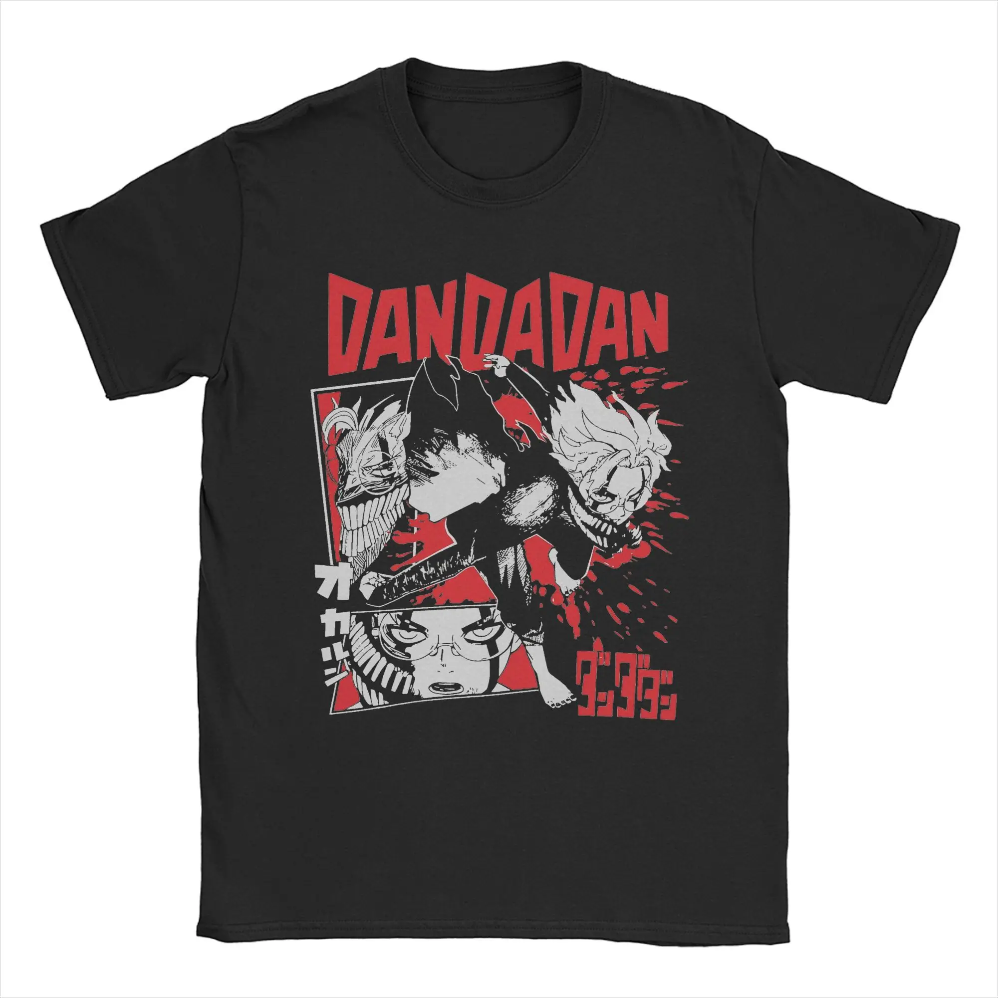 Dandadan Anime Okarun T Shirts for Men Women 100% Cotton Funny T-Shirt O Neck  Tees Short Sleeve Tops Party