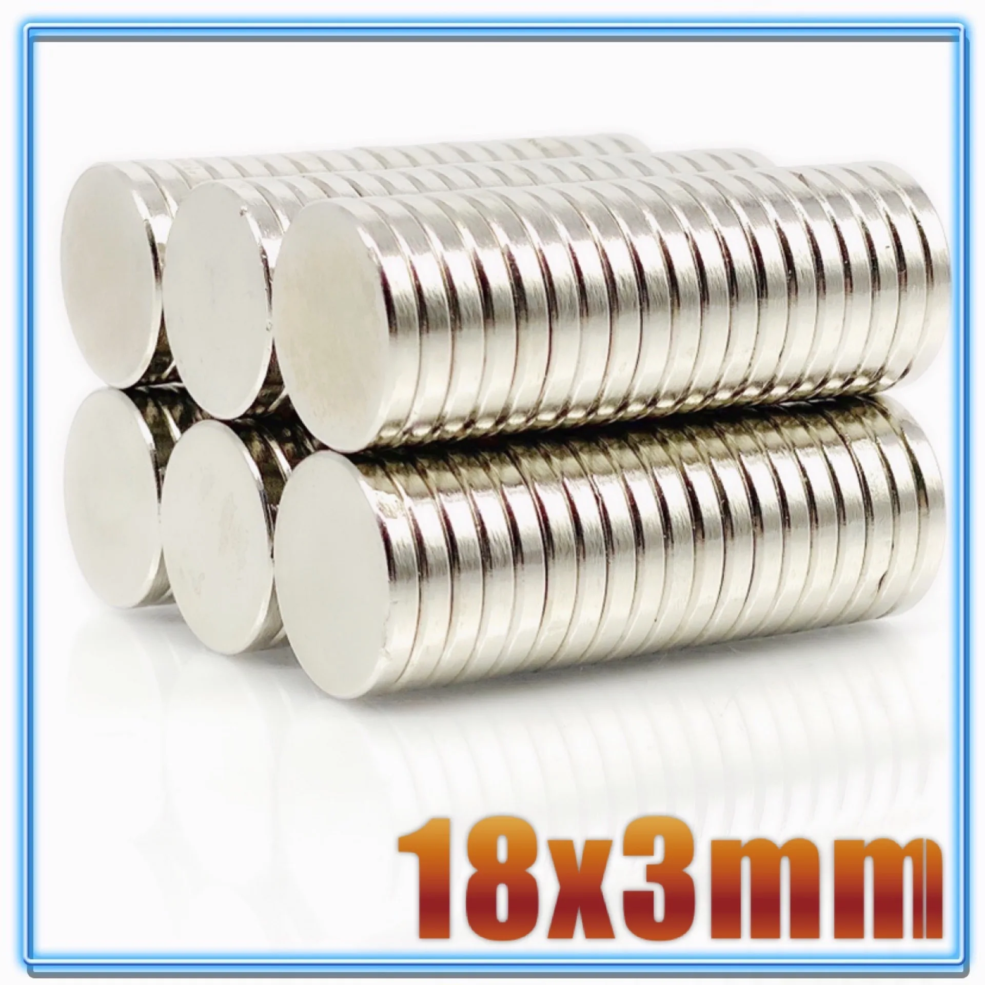 2-200PCS 18x3 mm Strong Round Magnets 18mmx3mm Rare Earth Craft Reborn Fridge 18x3mm Bulk Neodymium Magnets 18*3mm N35