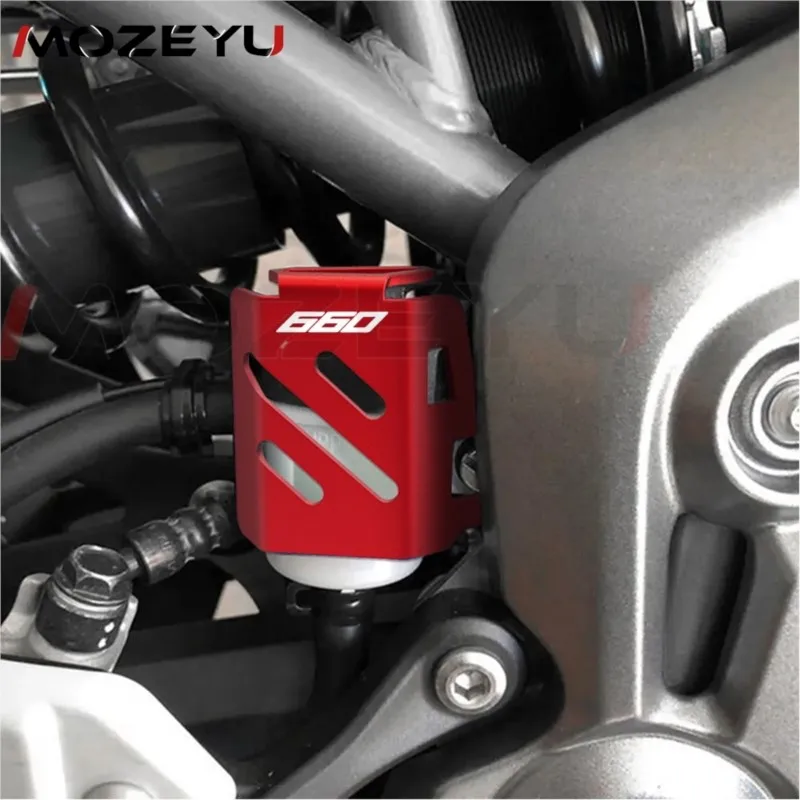 

For Aprilia TUAREG 660 TUAREG660 2022-2024 2025 Motorcycle Tuareg Rear Brake Fluid Reservoir Guard Cover Protector Oil Cup Guard