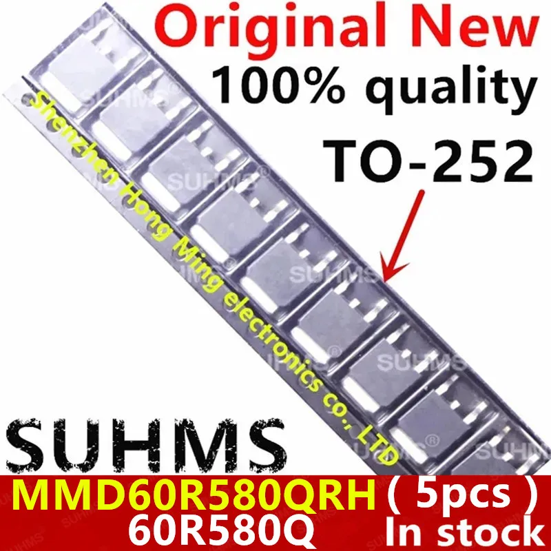 (5piece)100% New MMD60R580QRH MMD60R580Q 60R580Q TO-252 Chipset