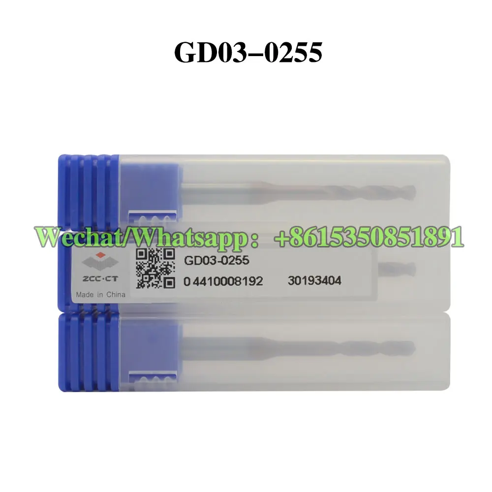 

ZCC CT GD03-0245/0250/0250S/0255/0260/0260S/0265/0265S/0270/0270S Zhuzhou оригинальные сверла с ЧПУ из цементированного карбида
