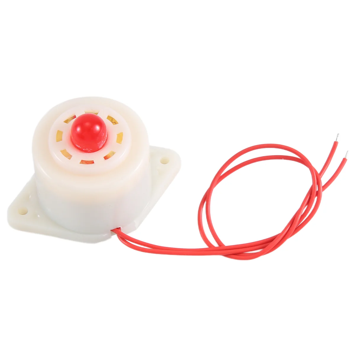 AB53 -3 AC220V Industrial LED Blinker Red Alarm Siren Buzzer 100dB White