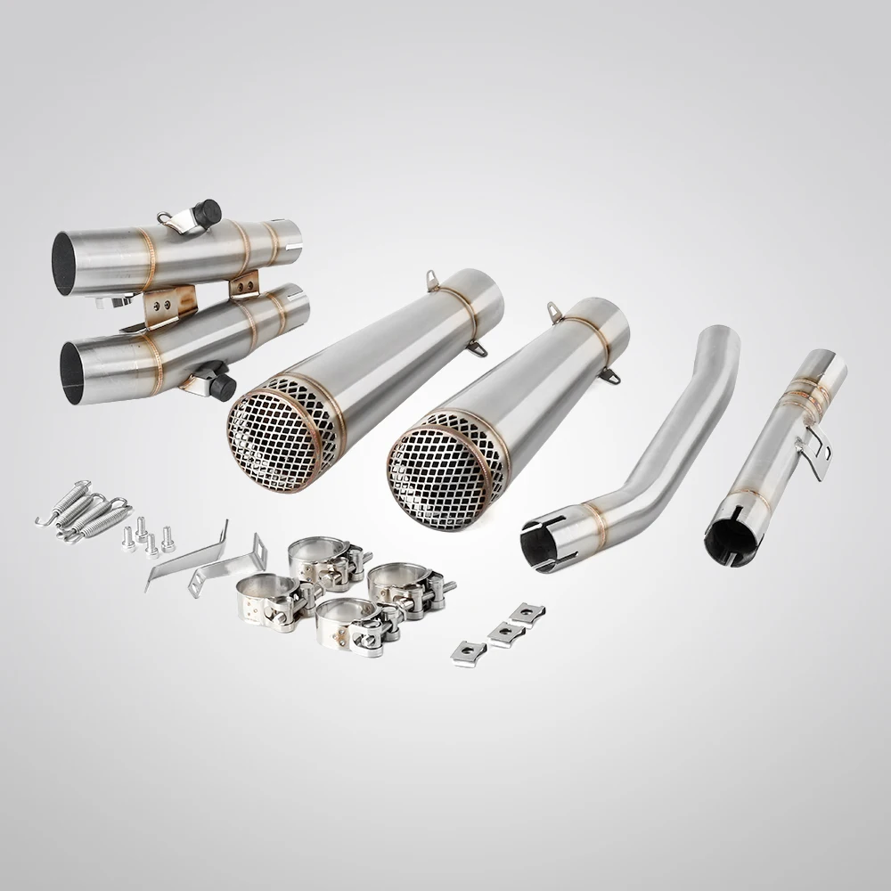 For Triumph Scrambler 1200 2019-2020 Motorcycle Exhaust Middle Link Pipe Slip-on
