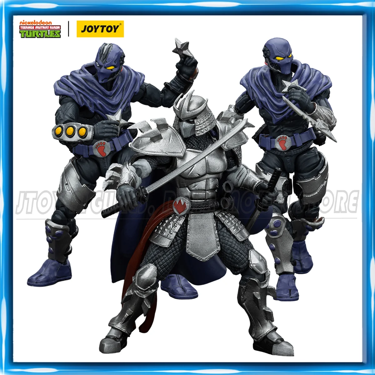 [IN STOCK] JOYTOY 1/18 Action Figure TMNT Ninja Turtles Shredder Foot Clan A Foot Clan B Anime figures Toys