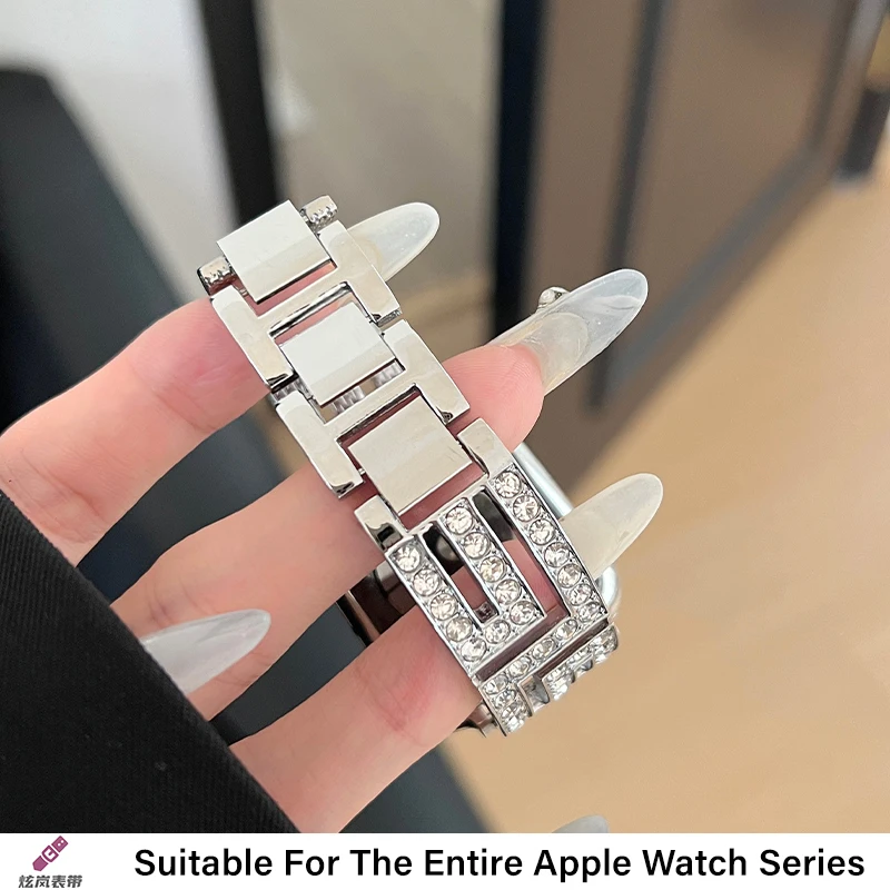 Coppia di cinturini di lusso per Apple Watch UItra 2 9 8 7 6 5 4 SE Braccialetti a spirale per serie IWatch 42mm 40mm 38mm 49mm 45mm 44mm Band