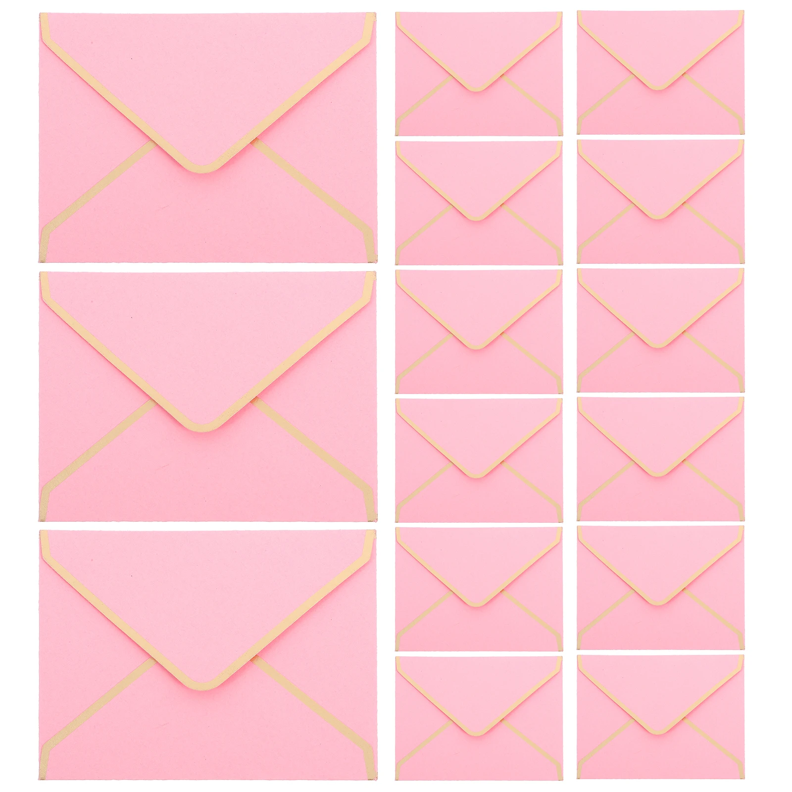 

50 Pcs Phnom Penh Invitation Letter Small Envelope Festival Envelopes Decorative Card Blank Pink Baby