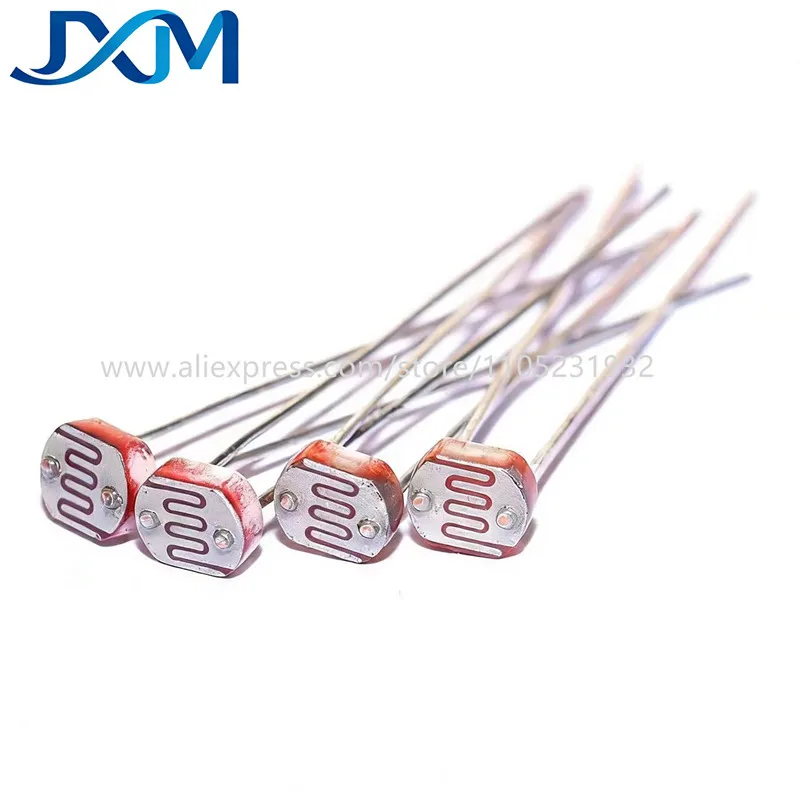 10PCS Photoresistor 5506 5516 5528 5537 Photoelectric switch Photoelectric sensor detection element 5MM