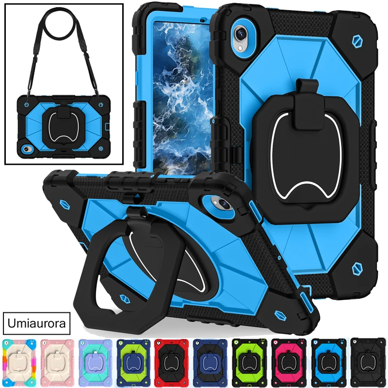 

For Samsung Tab S11 11 inch SM-X730 SM-X736B Heavy Duty Rugged Tablet Case Handle Pull Ring Stand Strap Shockproof Cover Funda