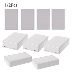 1/2pcs Plastic Waterproof White/Grey DIY Housing Instrument Case ABS Plastic Electronic Project Box Electric Supplies 8 sizes