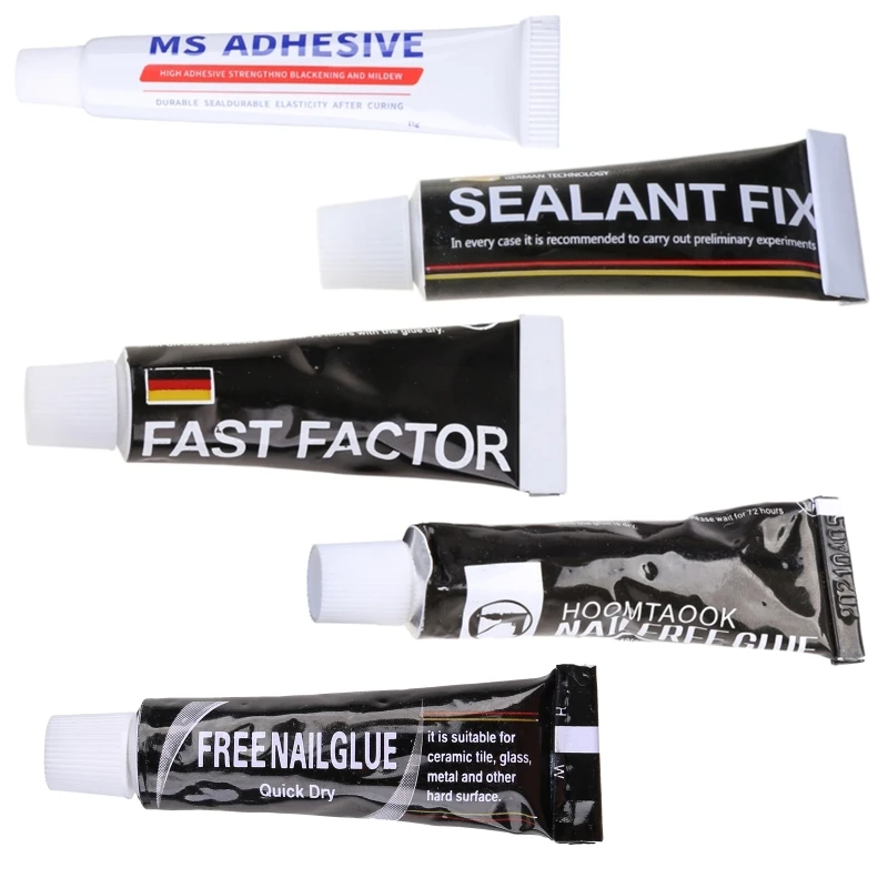 1/5 Pcs Strong Bonding Metal Adhesive Home Mounting Adhesive Waterproof