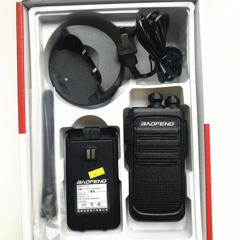 BaoFeng BF N8 1/2/3 PCS Walkie Talkie ad alta potenza ricarica rapida ricetrasmettitore Radio bidirezionale Dual-Band radioamatoriale walkie-Talkie mobile