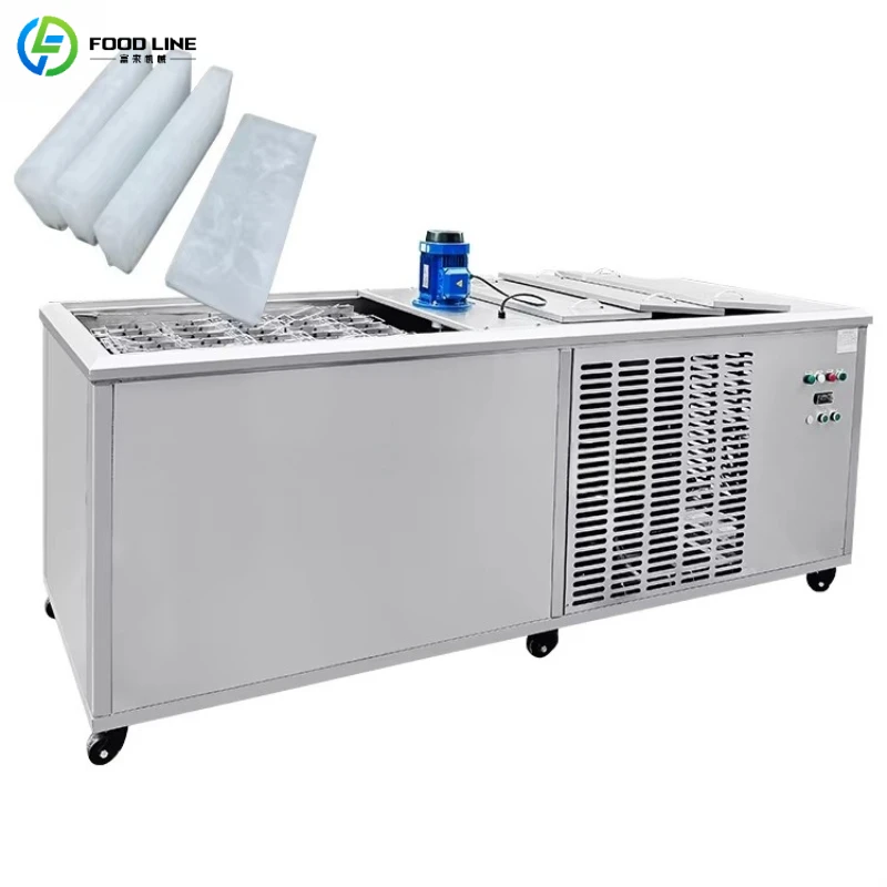 Customized Commercial Industrial 10 Ton 10 Ton Ice Cube Maker Ice Brick Molding Machine Ice Block Making Machine Plant Price