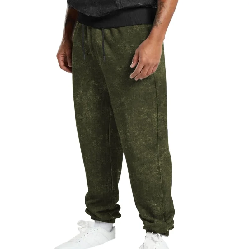 2025 Men's Vintage Floral Streetwear Sleeveless Hooded Jumpsuit Recreational Sports Summer Outfit Set