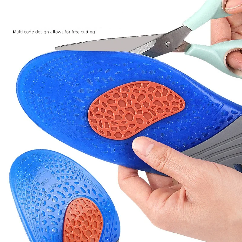 Shock-absorbing Insoles For Shoes Men Women Running Basketball Sports Insoles Breathable Sweat Shoes Pad Inserts