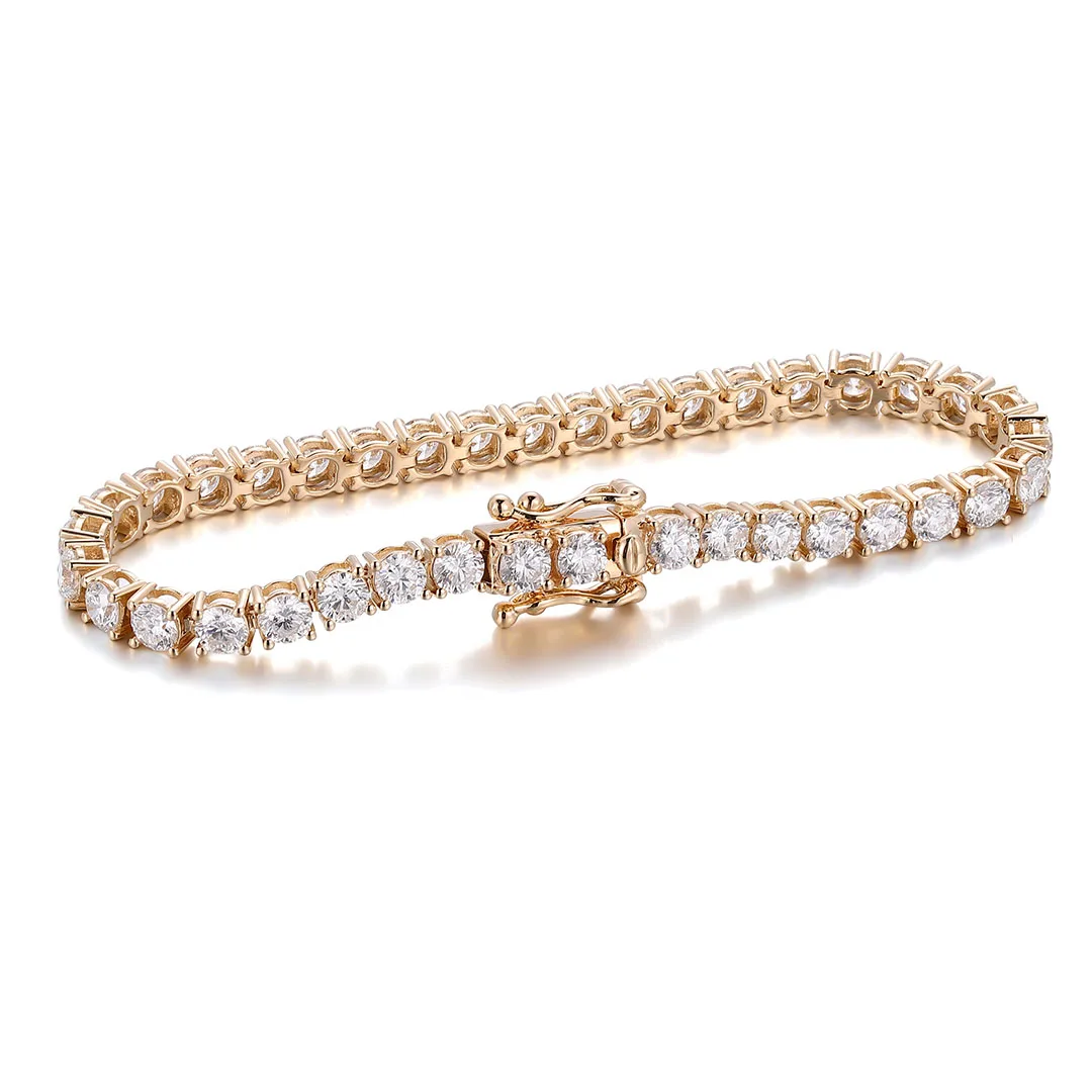 

Lab Diamond Tennis Bracelet 14k Gold Lab Grown Diamond Tennis Bracelet Customized Diamond Tennis Baacelet