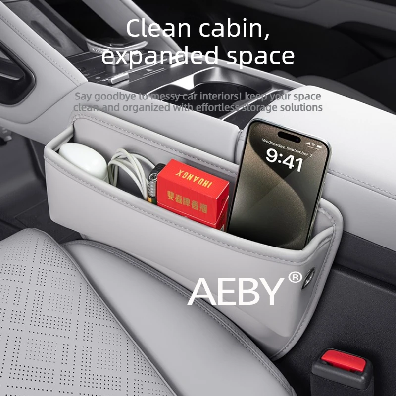 AEBY para BYD Atto 2 Smart Driving Edition 2024-2025 organizador de espacio de asiento, accesorio de consola central, compartimento de almacenamiento oculto