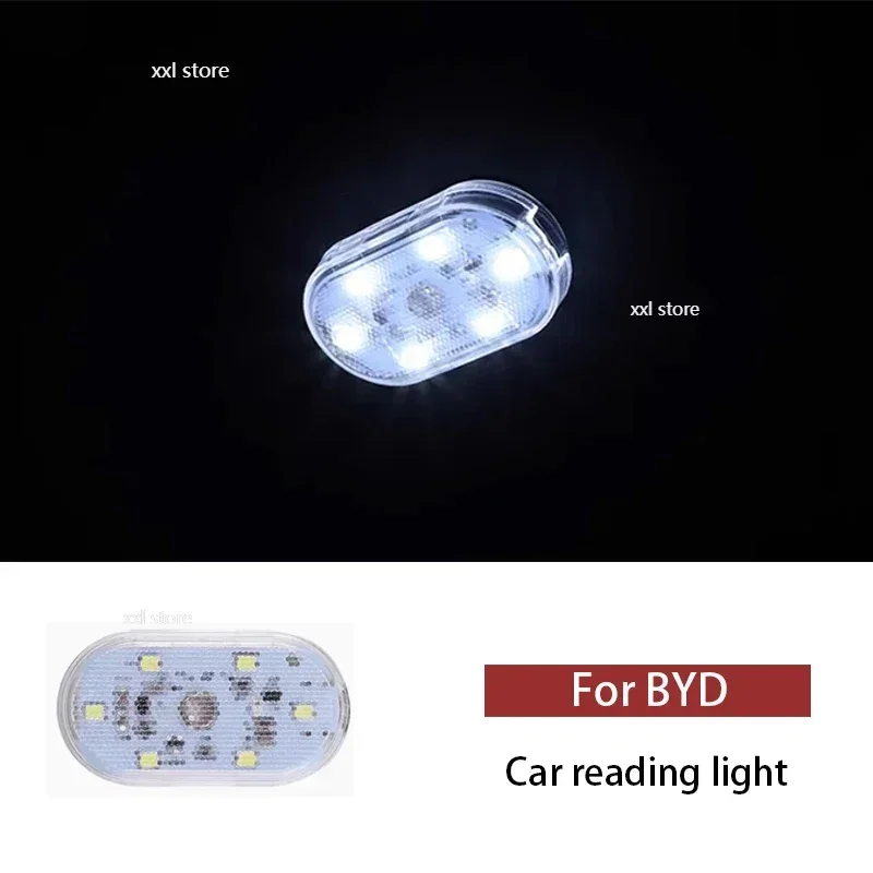 Car Roof LED Lights for BYD Dolphin Seagull Rear Reading Lights Rear Seat Trunk Lighting Interior Supplies Interior Accessories