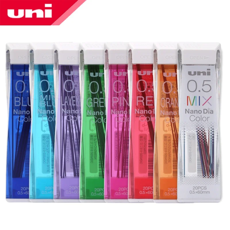 

1pcs Japan Uni Nano Dia Color 0.5-202NDC colored Mechanical pencil leads refills 0.5mm writing supplies 202NDC