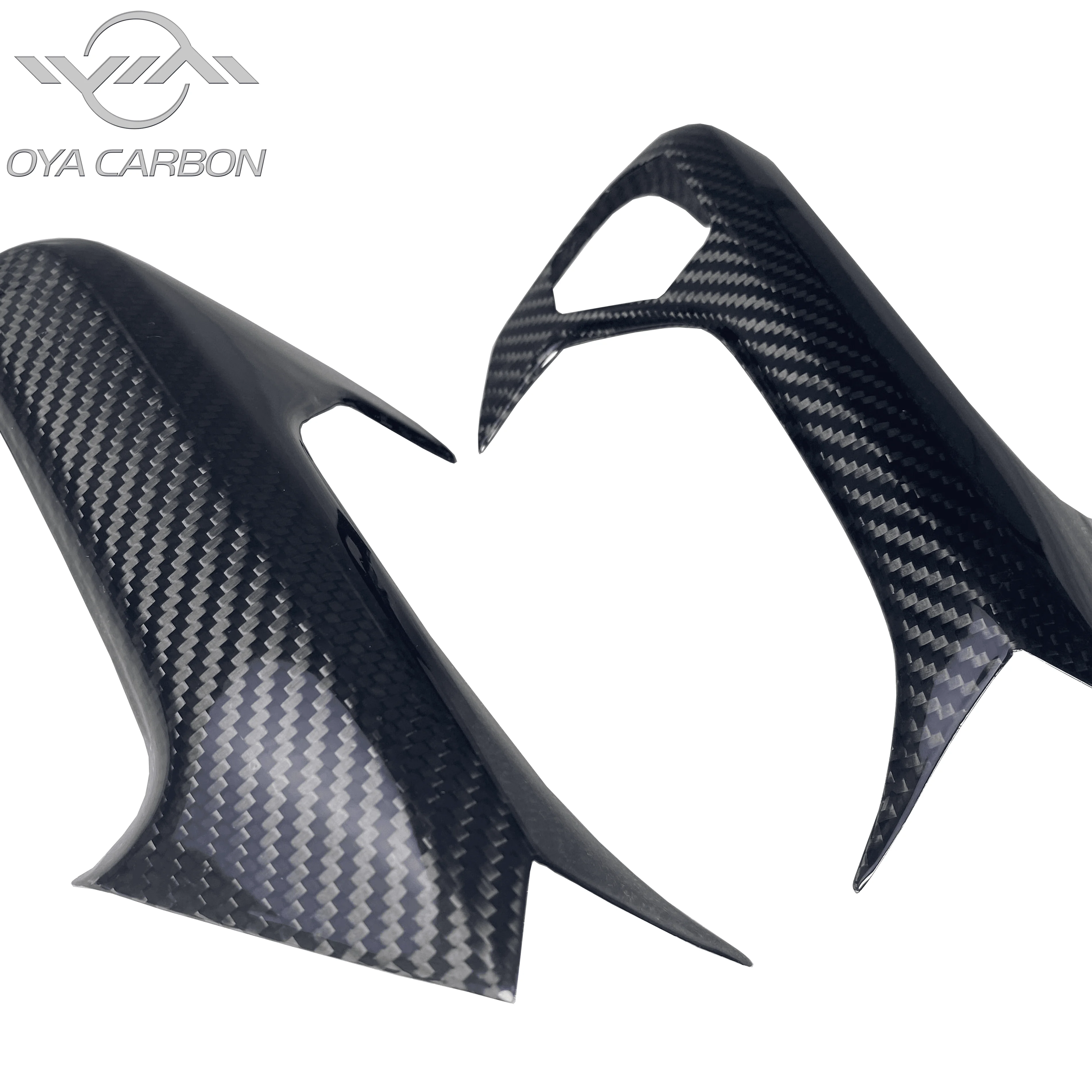 الجملة OEM و ODM مخصص كامل جاف 100% ألياف الكربون مقابض الأبواب الداخلية لامبورغيني هوراكان LP-610 - OYA CARBON
