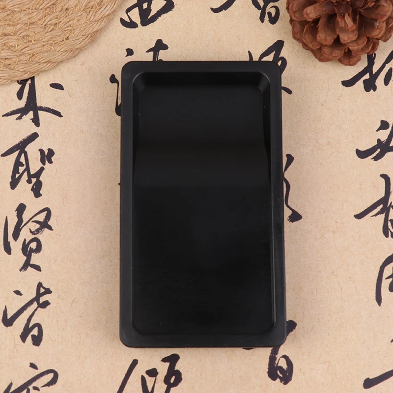 For Chinese Calligraphy Pine Soot Inkstick Xuan Rice Paper Writing Painting Beginner Plastic Ink Stone Set Grinding Inker